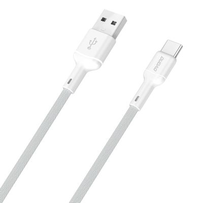 Kabel Dudao L9T 5A USB-A - USB-C 1m - biały