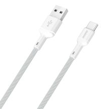 Kabel Dudao L9T 5A USB-A - USB-C 1m - biały