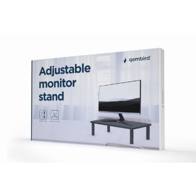 3. GEMBIRD REGULOWANY STOJAK NA MONITOR/LAPTOP (KSZTAŁT PROSTOKĄTNY)