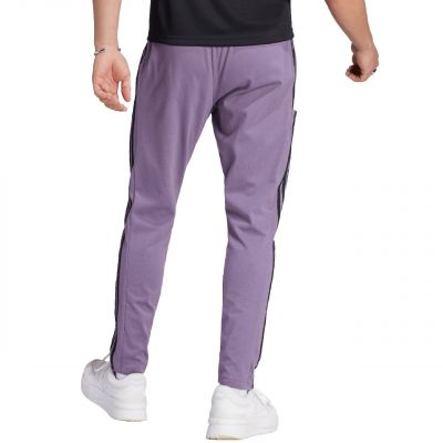 2. Spodnie adidas Essentials Single Jersey Tapered Open Hem 3-Stripes M IJ8699