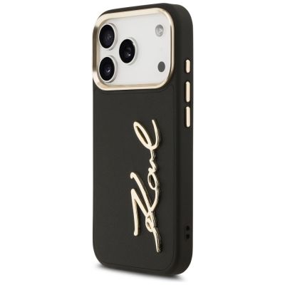 2. Etui Karl Lagerfeld Karl Script Logo na iPhone 17 Pro - czarne