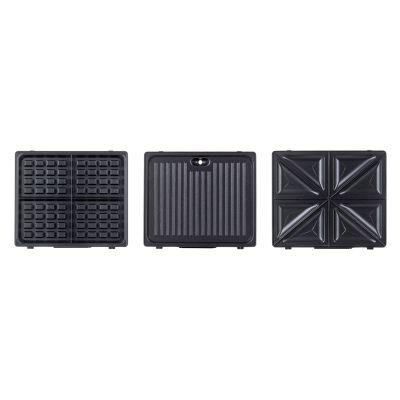 6. Opiekacz 3 w 1 Ravanson OP-7050 (1200W; kolor czarny)