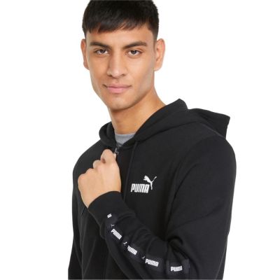 13. Bluza Puma ESS+ Tape Full-Zip Hoodie TR M 848768 01
