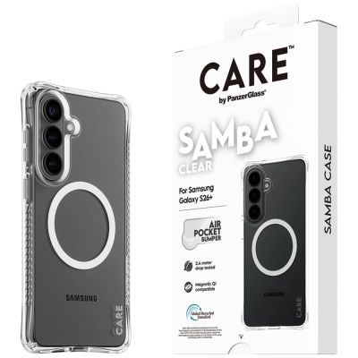 5. Etui CARE by PanzerGlass Samba Transparent Qi na Samsung Galaxy S26+ - przezroczyste