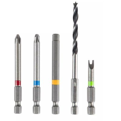 5. Zestaw Graphite Energy+ w walizce aluminiowej: wiertarko-wkrętarka z zdejmowanym uchwytem, 2 akumulatory 2.0Ah, ładowarka oraz 109 akcesoriów