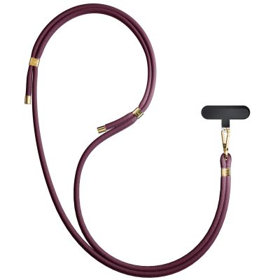 4. Smycz do smartfona 3mk EasyClip Elite - bordowa