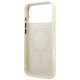 7. Etui Karl Lagerfeld Ring Stand 360 Saffiano Classic Logo MagSafe na iPhone 18 Pro / 17 Pro - beżowe