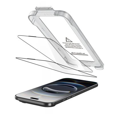 2. Szkło hartowane Tech-Protect Quick Set+ 2-pack na iPhone 17 Air - czarne