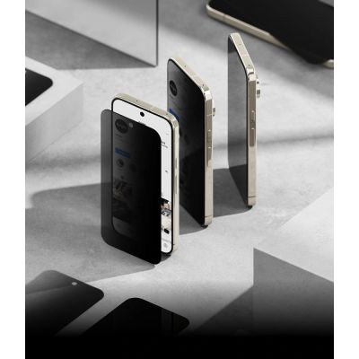 5. Szkło hartowane Ringke Easy Slide Privacy 2-Pack prywatyzujące na Google Pixel Pro 9 Pro XL / 10 Pro XL / 11 Pro XL