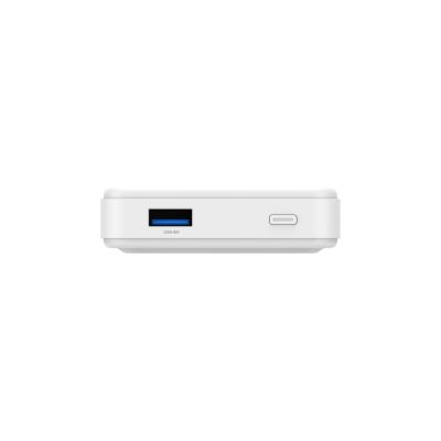 6. Powerbank Wozinsky WLWP-10KA0Y3WS 22,5W PD Qi2 10000 mAh, z podstawką, 1x USB-A, 1x USB-C - biały