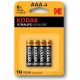 2. KODAK BATERIE ALKALICZNE XTRALIFE ALK.LR3 BLISTER [KPL=4SZT]