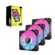 2. Corsair iCUE LINK RX120 RGB Obudowa komputera Wentylator 12 cm Czarny 3 szt.