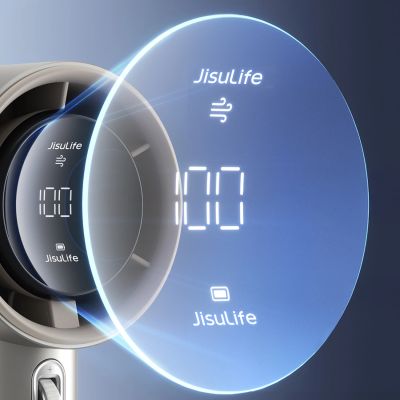 5. Mini dmuchawa Jisulife Handheld Fan Pro1 S 5000mAh FA53PRO przenośny wiatraczek wentylator USB metalowy - jasnobrązowy