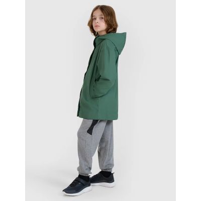 4. Kurtka przejściowa przeciwdeszczowa z gumową powłoką dziecięca 4F 4FJWSS25TJACU213-41S