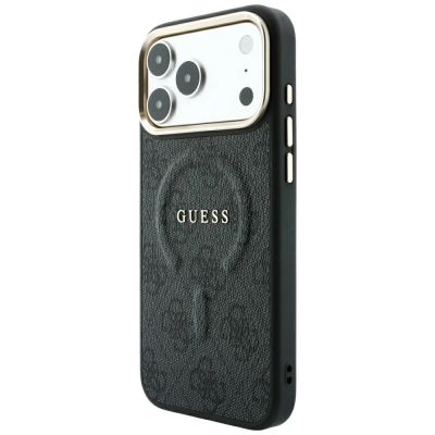 2. Etui Guess Embossed 4G Classic MagSafe na iPhone 17 Pro / 18 Pro - czarne