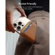 5. Portfel magnetyczny ESR Classic Magnetic Wallet MagSafe na telefon - brązowy