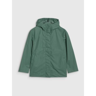 7. Kurtka przejściowa przeciwdeszczowa z gumową powłoką dziecięca 4F 4FJWSS25TJACU213-41S