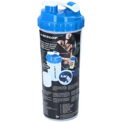 4. SHAKER KOKTAJLI DO ODŻYWEK BIDON 550ML DUNLOP NIEBIESKI
