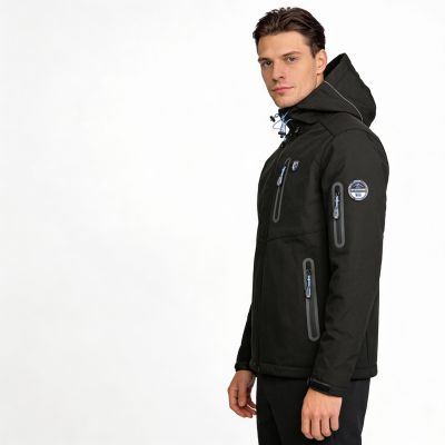 6. Kurtka Softshell Geographical Norway Taxillus DB 056 M WY9224H/GN-Black