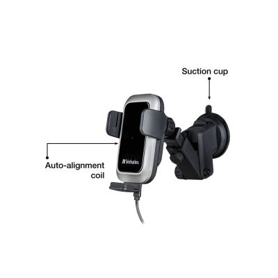 3. Verbatim FWC-03 Pro Qi Fast Wireless Autoladegerät retail Czarny