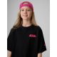 4. T-shirt loose z nadrukiem dziewczęcy 4F 4FJRSS26TTSHF3910-20S