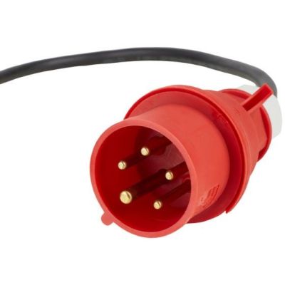 2. Brennenstuhl 1151600010 rozdzielacz zasilania PDU 4 x gniazdo sieciowe Czarny, Niebieski, Czerwony