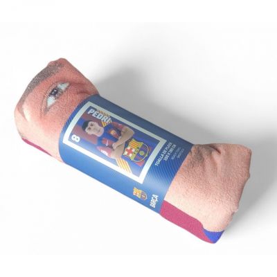 4. FC Barcelona ręcznik plażowy Pedri mikrofibra 70X140 120010