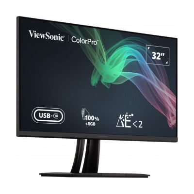 16. Viewsonic VP56 monitor komputerowy 81,3 cm (32") 3840 x 2160 px 4K Ultra HD LED Czarny