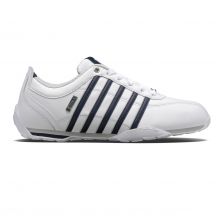 Buty sportowe męskie K-Swiss Arvee 1.5 skórzane sneakersy do kostki klasyczne białe (02453-900-M)