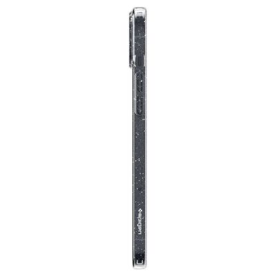 9. Etui Spigen Liquid Crystal na iPhone 14 Plus - przezroczysto-brokatowe