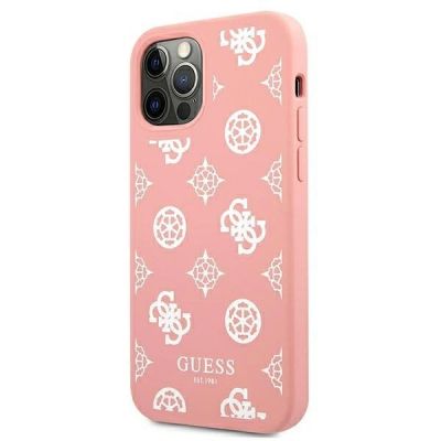 2. Etui Guess Peony Collection na iPhone 12 Pro Max - różowe