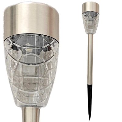 16. LAMPA SOLARNA 5,5X39,5CM PRYZMAT INOX