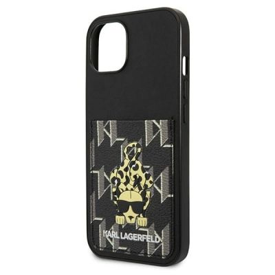 6. Etui Karl Lagerfeld Karlimals Cardslot na iPhone 13 - czarne