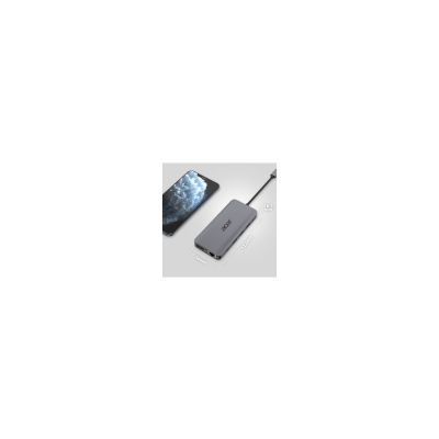 8. Acer 12-in-1 Type-C Dongle Przewodowa USB 3.2 Gen 1 (3.1 Gen 1) Type-C Srebrny