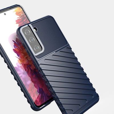6. Thunder Case elastyczne pancerne etui pokrowiec Samsung Galaxy S22+ (S22 Plus) czarny