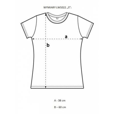 4. T-shirt damski LEONE LW1022/S16 żółty "S"