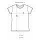 4. T-shirt damski LEONE LW1022/S16 żółty "S"