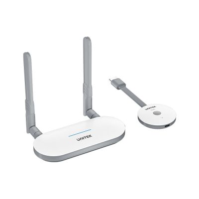 2. Unitek Bezprzewodowy nadajnik i odbiornik HDMI zasięg do 50m, biały