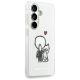 4. Etui Karl Lagerfeld IML Karl&Choupette MagSafe na Samsung Galaxy S26 - przezroczyste