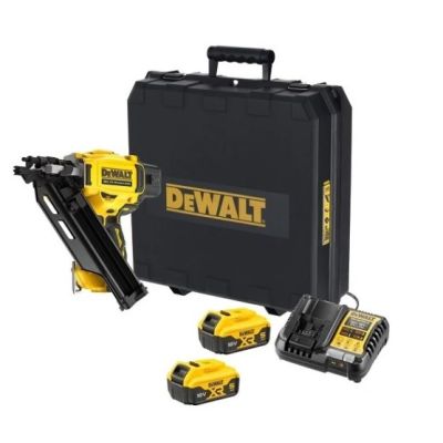 4. GWOŹDZIARKA 18V DEWALT DCN930P2 33° 64-90mm 2x5,0Ah