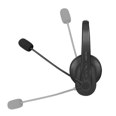 3. LogiLink BT0059 słuchawki/zestaw słuchawkowy Bezprzewodowy Opaska na głowę Biuro/centrum telefoniczne Bluetooth Podstawka do ładowania Czarny
