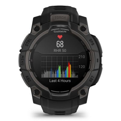 6. Zegarek sportowy Garmin Instinct 3 AMOLED 45mm Czarny