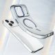 4. Etui Magnetic Abrasive na iPhone 17 Pro Max kompatybilne z MagSafe - matowe niebieskie