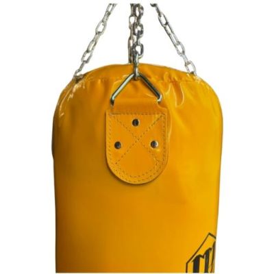 3. Worek bokserski Plawil WWP-KIDS żółty 140 x 35 cm wypełniony