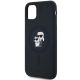 6. Etui Karl Lagerfeld Silicone Karl&Choupette MagSafe na iPhone 11 / Xr - czarne