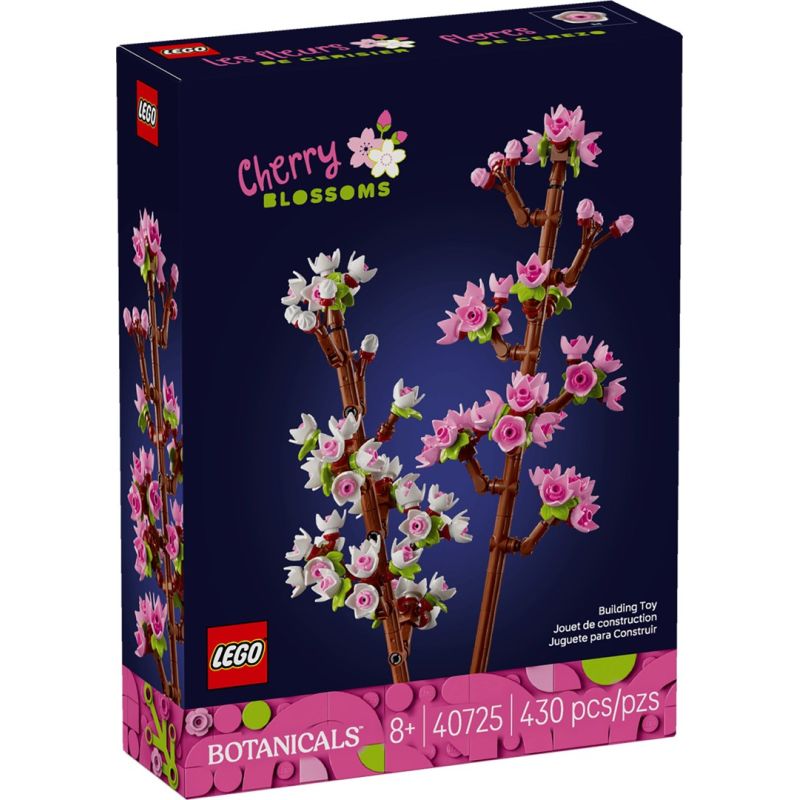 7. LEGO BOTANICALS 40725 Kwiaty wiśni
