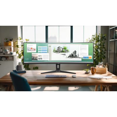 18. iiyama ProLite XCB4594DQSU-B1 monitor komputerowy 113 cm (44.5") 5120 x 1440 px Dual QHD LED Czarny