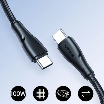2. Kabel Joyroom S-A11 Surpass 60W USB-C - USB-C 0,25m - czarny