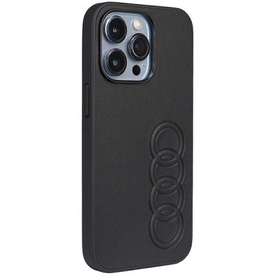 2. Etui Audi Synthetic Leather na iPhone 13 Pro / iPhone 13 - czarne
