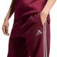 4. Spodnie męskie adidas Essentials 3-Stripes Fleece Tapered Cuffed bordowe KY4134